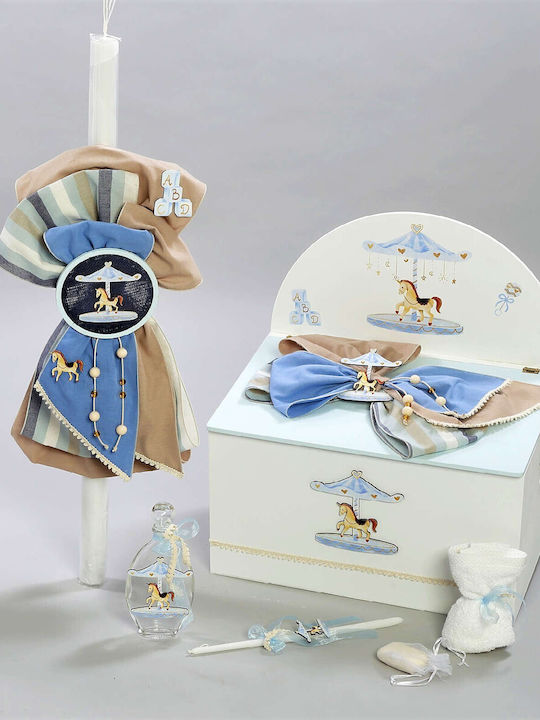 Carousel Fashion Βαπτιστικό Πακέτο με Θέμα Καρουζέλ