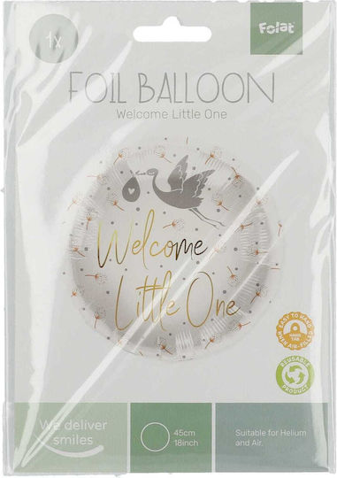Балон Фолио Буква 18″ Welcome Little One Щъркел 45бр