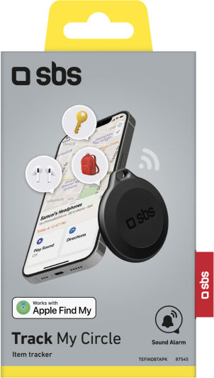 SBS TEFINDBTAPK Compatibil Cu Apple Find My Negru