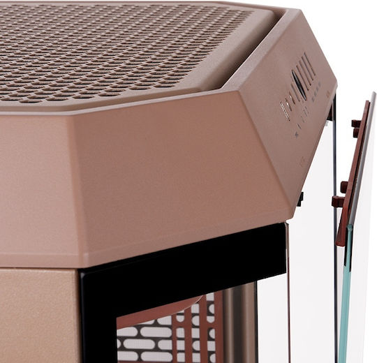 Thermaltake The Tower 600 Гейминг Midi Tower Компютърна кутия със странично прозорче Gravel Sand