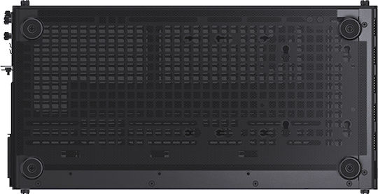 Jonsplus Z20 Gaming Mini-Turm Computergehäuse mit Seitenfenster Schwarz