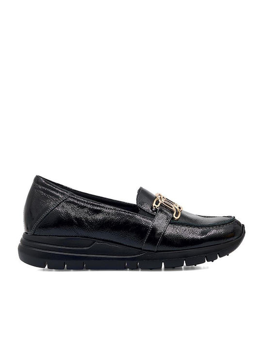 Softies Кожени Дамски Loafers Black Loustrini