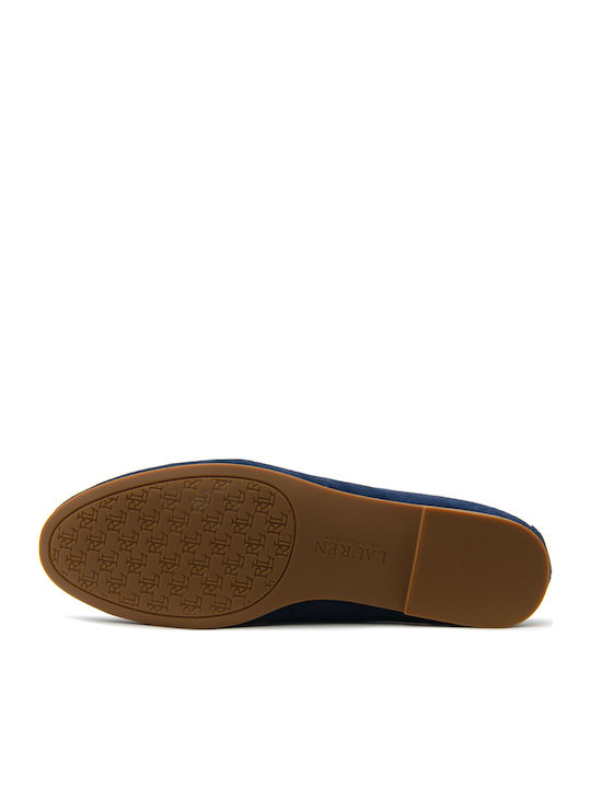 Averi Δερμάτινα Γυναικεία Loafers σε Μπλε Χρώμα