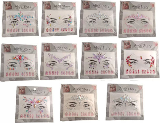 Carnival Body Stickers for Halloween (Μiscellaneous Designs)