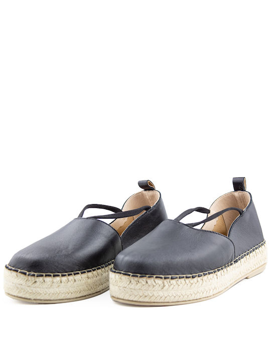 Ragazza Women's Leather Espadrilles Black