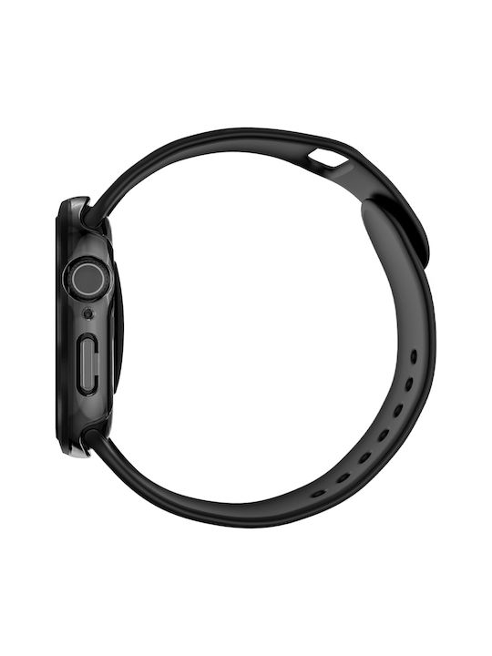Carcasă Uniq Voute pentru Apple Watch Seria 10 46mm Sticlă Călită Negru