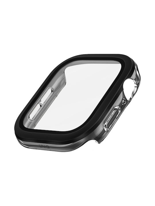 Uniq Voute Case Apple Watch Series 10 42mm Tempered Glass Black