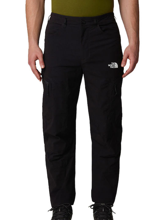 The North Face Exploration Reg Ανδρικό Μακρύ Παντελόνι Πεζοπορίας Μαύρο