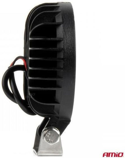 Amio Προβολεας Εργασιας Στρογγυλος Led 96w 9-36v 9.600lm 6.500k Awl62 Amio 1 Τεμ 04203/am
