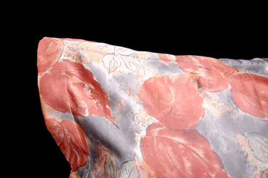Decotelia Premium Kissenbezug Oxford Pink, Pink Petals 50x70cm.