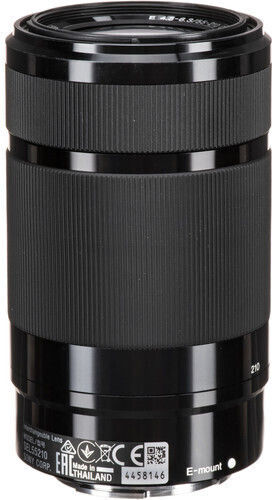 Sony Crop Camera Lens 55-210mm f/4.5-6.3 Telephoto Tele Zoom for Sony E Mount Black
