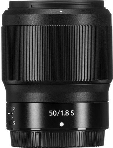 Nikon Full Frame Camera Lens NIKKOR Z 50mm f/1.8 S Fixed for Nikon Z Mount Black