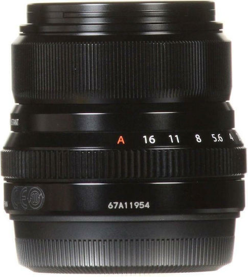 Fujifilm Crop Φωτογραφικός Φακός Fujinon XF 23mm f/2 R WR Wide Angle για Fujifilm X Mount Μαύρος