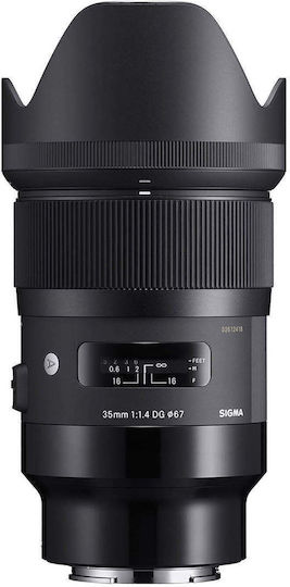 Sigma Full Frame Camera Lens AF 35mm f/1.4 DG HSM Fixed for Canon EF Mount Black