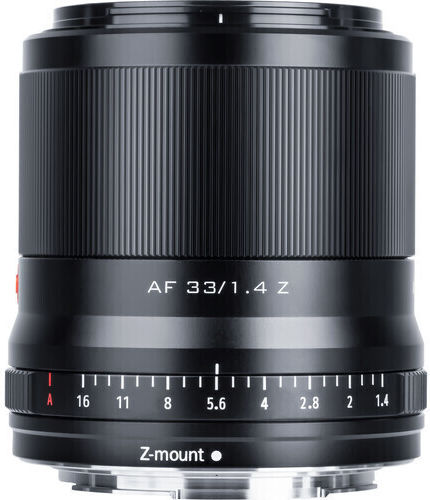 Viltrox Crop Camera Lens AF 33mm f/1.4 for Nikon Z Mount Black