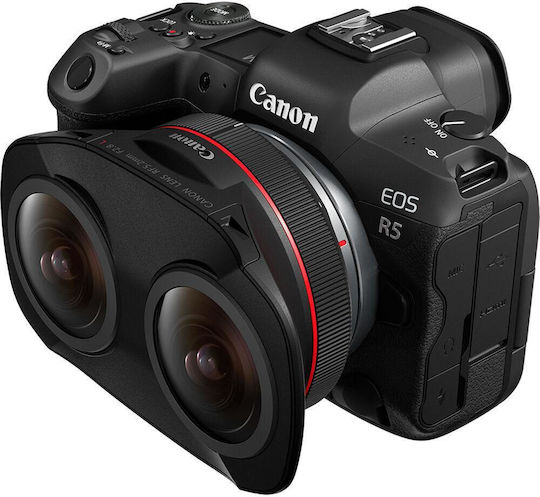Canon Full Frame Φωτογραφικός Φακός 5.2mm f2.8L 3D VR Fisheye για Canon RF Mount Μαύρος