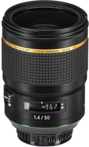 Pentax Full Frame Φωτογραφικός Φακός FA* 50mm f/1.4 SDM HD AW Σταθερός για Pentax K Mount Μαύρος