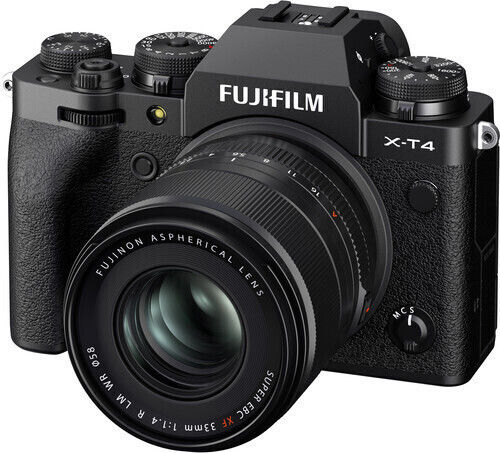 Fujifilm Crop Kameraobjektiv XF 33ｍｍ F1.4 R LM WR Festbrennweite für Fujifilm X Mount Black