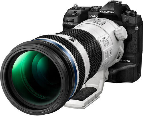 Olympus Format mediu Obiectiv Foto M.Zuiko ED 150-400mm F4.5 TC1.25x IS PRO Super teleobiectiv pentru Montura Micro Patru Treimi (MFT) White