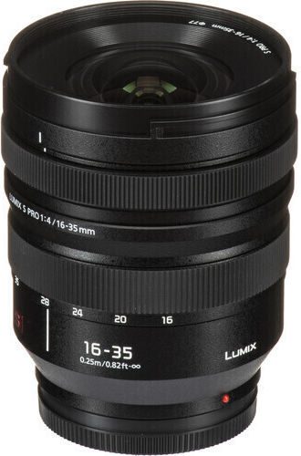 Panasonic Cadru complet Obiectiv Foto Lumix S PRO 16-35mm f/4 Unghi larg / Zoom cu unghi larg pentru Montura Leica L Black