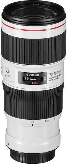 Canon Full Frame Camera Lens EF 70-200mm f/4L IS II USM Tele Zoom for Canon EF Mount White