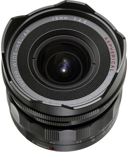 Voigtlander Full Frame Φωτογραφικός Φακός Super Wide Heliar Aspherical III 15mm f/4.5 Wide Angle για Sony E Mount Μαύρος