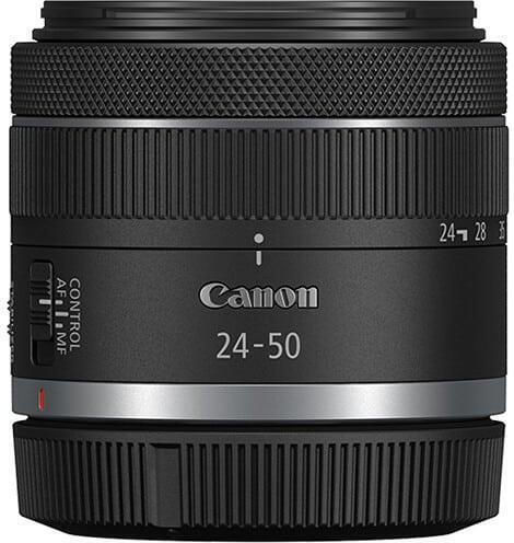 Canon Full Frame Φωτογραφικός Φακός RF 24-50mm f/4.5-6.3 IS STM Standard Zoom για Canon RF Mount Μαύρος