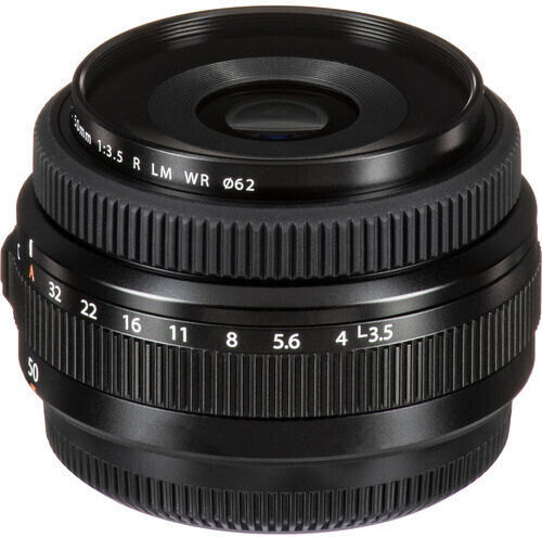 Mittelformat Kameraobjektiv GF 50mm f/3.5 R LM WR Standard / Pfannkuchen für  G Mount Black