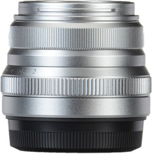 Fujifilm Crop Camera Lens Fujinon XF 35mm F2 R WR Fixed for Fujifilm X Mount Silver