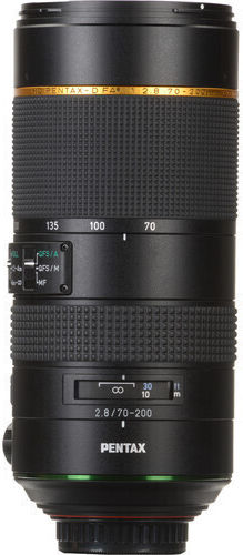 Pentax Crop Camera Lens HD D FA* 70-200mm F2.8 ED DC AW Tele Zoom for Pentax K Mount Black