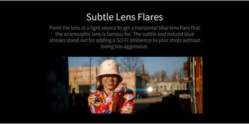 Sirui Full Frame Camera Lens 75mm T2.9 1.6x Anamorphic Standard Zoom for Canon RF Mount Black
