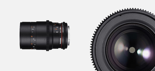 Samyang Full Frame Camera Lens Telephoto / Macro for Nikon F Mount Black