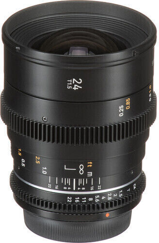 Samyang Crop Φωτογραφικός Φακός 24mm T1.5 VDSLR MK2 Cine Σταθερός για Micro Four Thirds (MFT) Mount Μαύρος