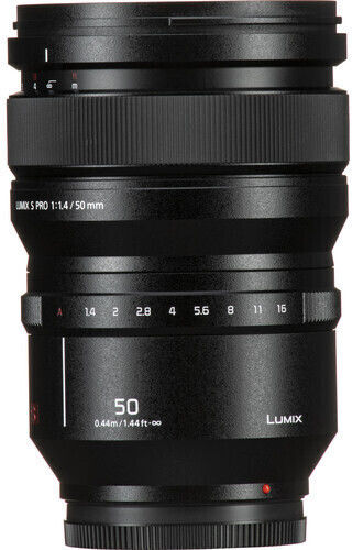 Panasonic Cadru complet Obiectiv Foto Lumix S PRO 50mm f/1.4 Fix pentru Montura Leica L Black