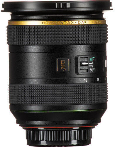 Pentax Crop Φωτογραφικός Φακός HD DA* 11-18mm f/2 8 ED DC AW Ultra-Wide Zoom για Pentax K Mount Μαύρος