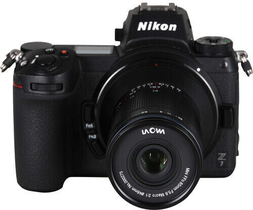 Laowa Voller Rahmen Kameraobjektiv 85mm f/5.6 2x Ultra APO Makro für Nikon Z Mount Black