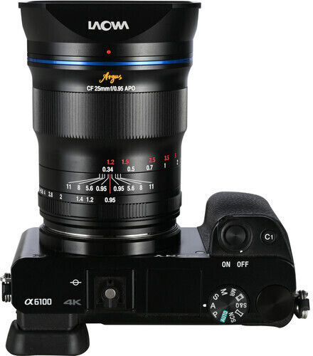 Laowa Crop Obiectiv Foto Argus 25mm f/0.95 CF APO Zoom ultra-larg pentru Montura Magazin online Sony E Black
