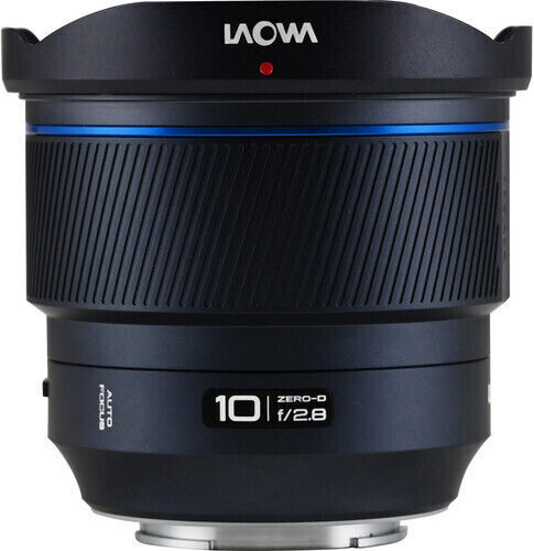 Laowa Full Frame Camera Lens 10mm f/2.8 Zero-D FF Fixed for Canon RF Mount Black