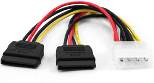 Cablexpert Stromkabel Molex zu 2 X Sata Gm-psy