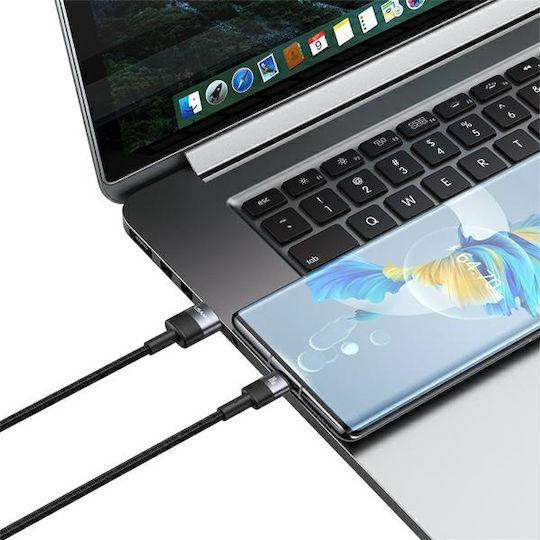 Usams USB 2.0 Cable USB-C male - USB-A Γκρι 1.2m SJ718ZJ01 30τμχ