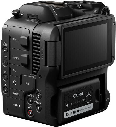 Canon Βιντεοκάμερα EOS C70 + RF 70-200 mm f2.8L IS 4K DCI @ 120fps Αισθητήρας CMOS Αποθήκευση σε Κάρτα Μνήμης με Οθόνη Αφής 3.5" και HDMI