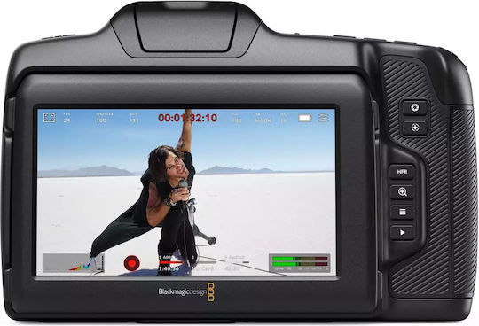 Blackmagic Design Βιντεοκάμερα 4K DCI Pocket Cinema Camera 6K G2 Αισθητήρας CMOS Αποθήκευση σε Κάρτα Μνήμης με Οθόνη Αφής 5" και HDMI