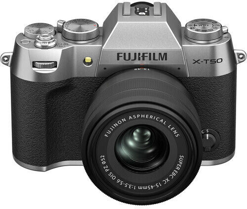 Fujifilm X-T50 Mirrorless Cameră Kit (XC 15-45mm F3.5-5.6 OIS PZ) Neagră