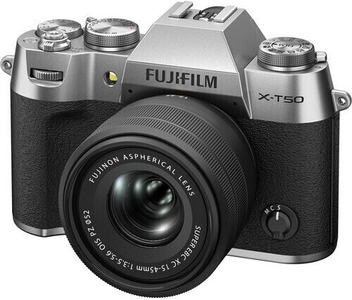 Fujifilm X-T50 Mirrorless Cameră Kit (XC 15-45mm F3.5-5.6 OIS PZ) Neagră