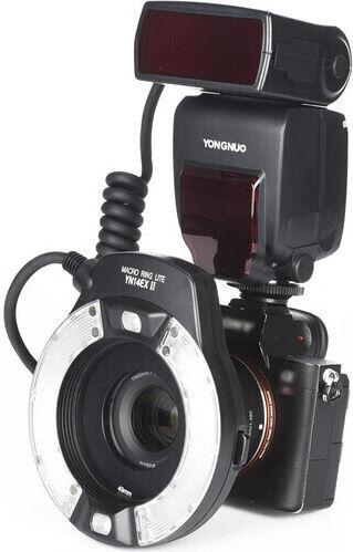 Yongnuo YN-14EX-S II Lite TTL Flash Macro Ring Kit for Sony Cameras