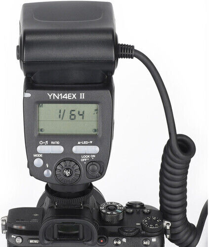Yongnuo YN-14EX-S II Lite TTL Flash Macro Ring Kit for Sony Cameras