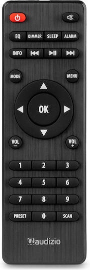 Audizio Vieste Επιτραπέζιο Ραδιόφωνο Ρεύματος DAB+ με Bluetooth και USB Black