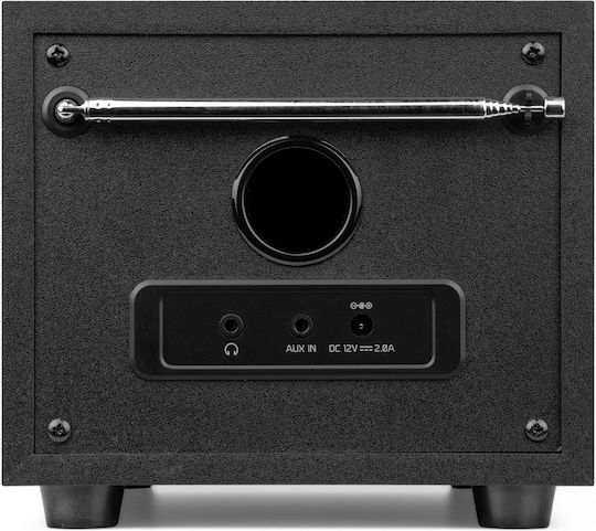 Audizio Vieste Επιτραπέζιο Ραδιόφωνο Ρεύματος DAB+ με Bluetooth και USB Black