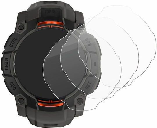 Brotect Airglass Screen Protector for the Garmin Instinct 3 45mm 3pcs