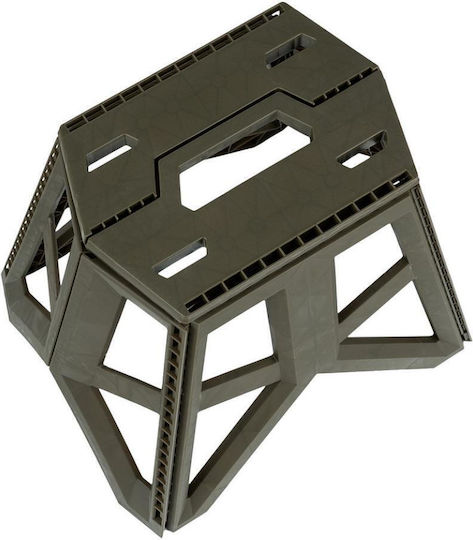 Fosco Industries Σκαμνάκι Παραλίας Πράσινο 29x33εκ.